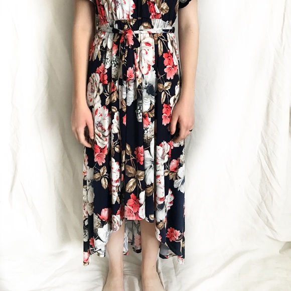 Women's flower light dress L - Picture 3 of 6